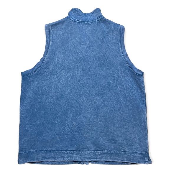 Michael Leu Collection Vintage Art To Wear Button Down Patch Detail Vest Top - Picture 2 of 14